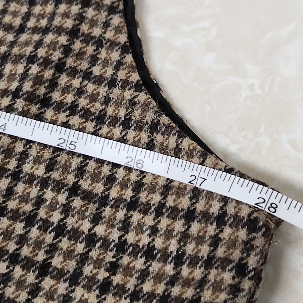 Schaefer Outfitter Laramie Western Wool Blend Vest 3XL Gun Club Houndstooth New - Picture 10 of 11